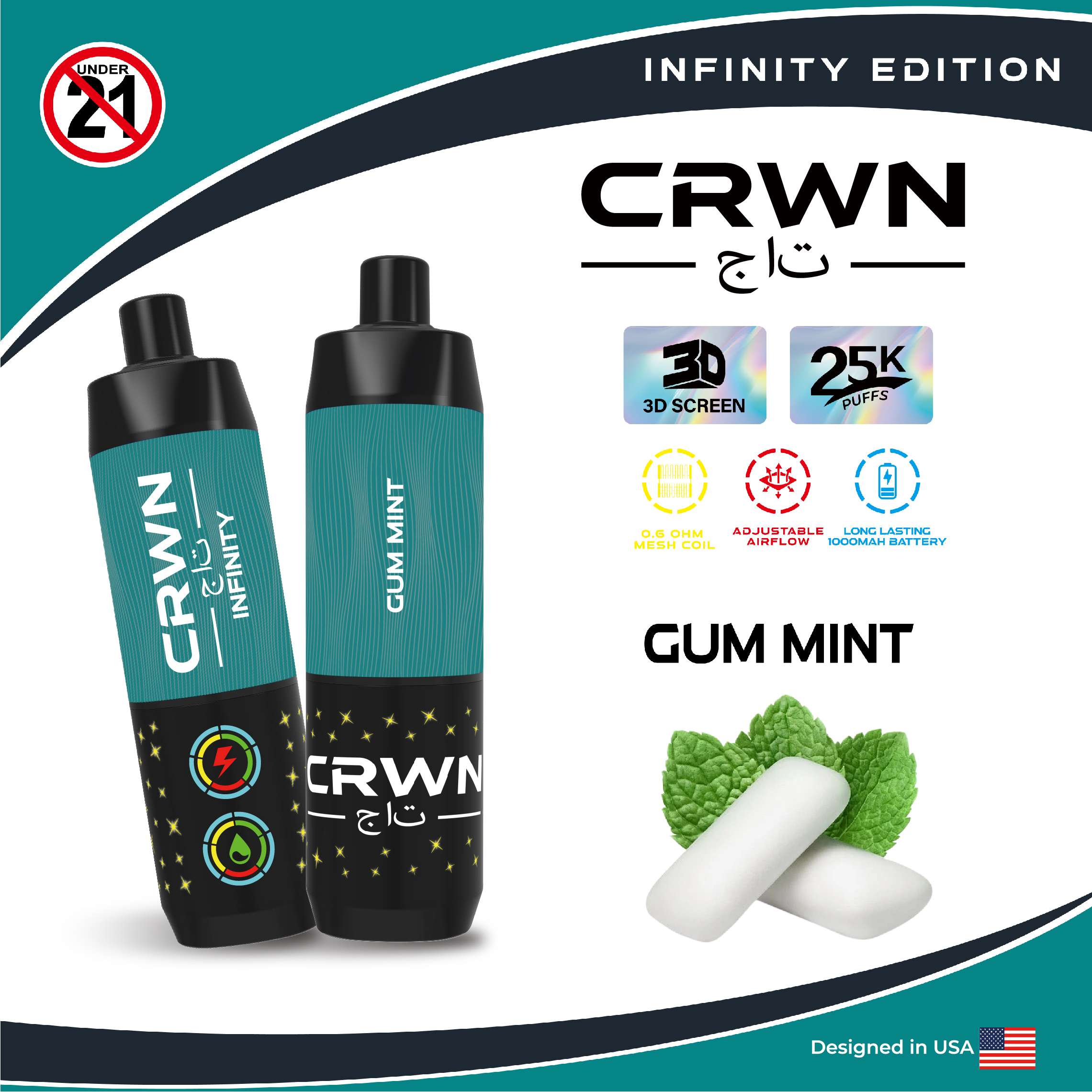 CRWN INFINITY – Gum Mint