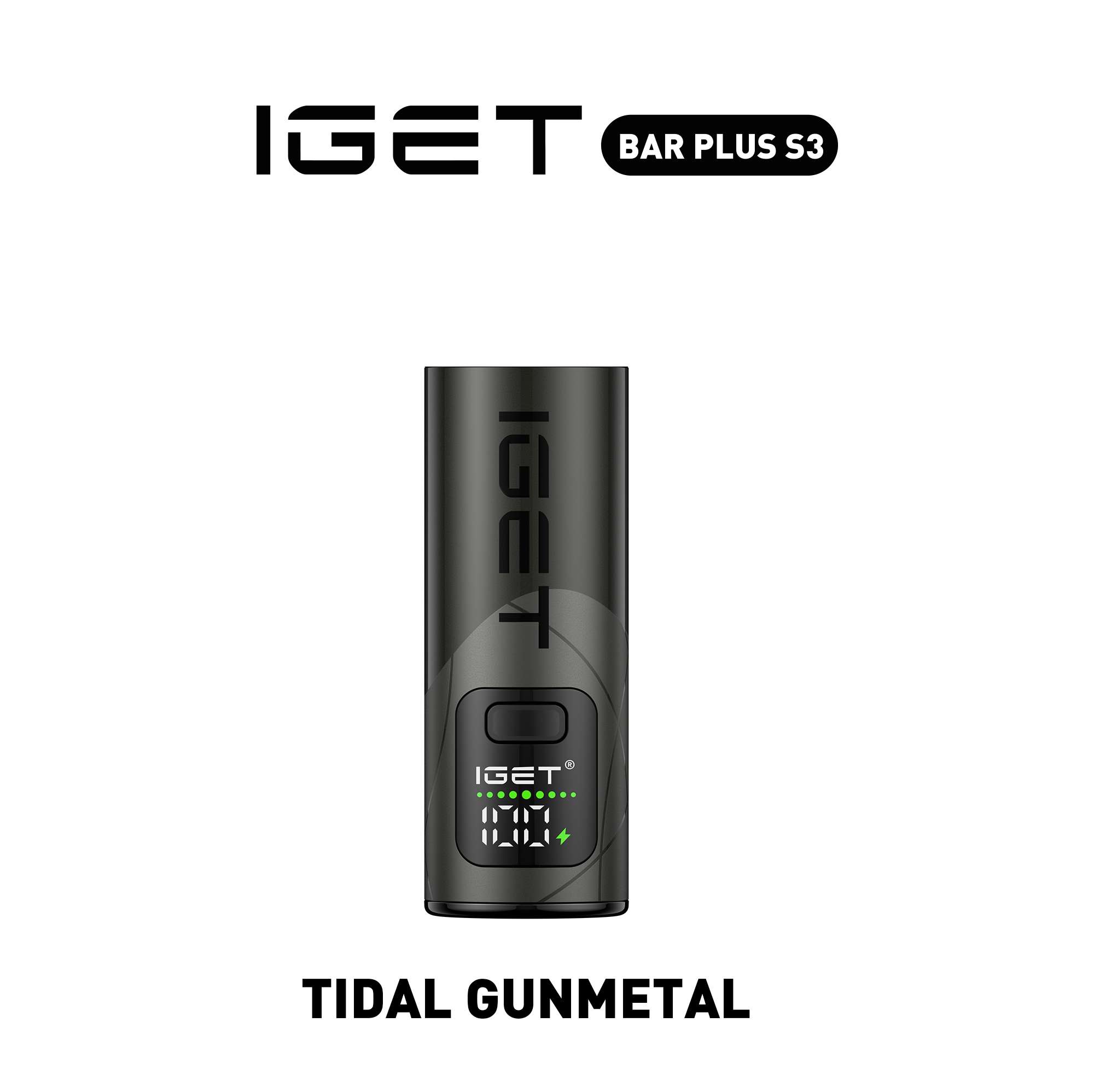 IGET BAR PLUS S3 Device – Tidal Gunmetal