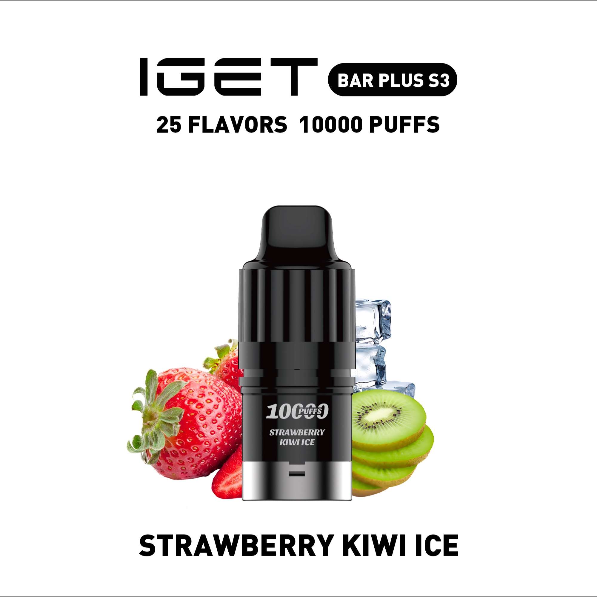 IGET BAR PLUS S3 – Strawberry Kiwi Ice